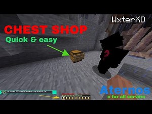 How To Make Chest Shop In Your Minecraft Aternos Server