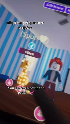 adopt me roblox🐹 #roblox #robloxscript