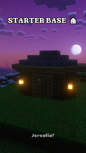 Minecraft Easy Starter Base #shorts #minecraft #minecraftbuilds #minecrafttutorial #gaming