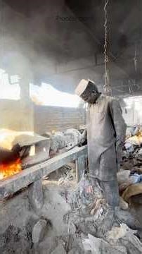 Making plastic raw material from old sacks | Amazing short video