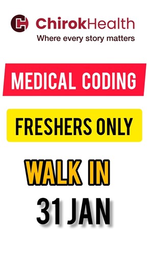Medical coding jobs for freshers #medicalcodingjobs #freshersjob #walkindrive #hiringjobs