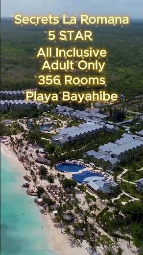 Secrets La Romana Adult Only 5 Star All Inclusive #honeymoon #holiday #dominicanrepublic #resort