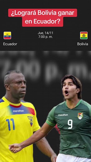 Ecuador vs Bolivia: Historical Matchup and Scores