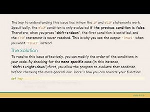 Resolving the Python Keyboard Library Issue: Differentiating Between Key Press Combinations