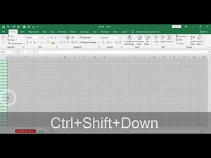 Excel Video: Hiding and Unhiding Unused Rows And Columns