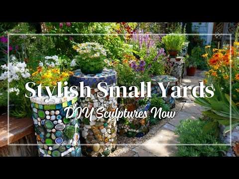 Amazing Sustainable Garden Art Ideas | Recycled Junk Sculptures for Stylish Small Yards