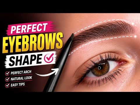 🔥 Perfect Eyebrows Shape Tutorial | Easy Eyebrow Shaping for Beginners