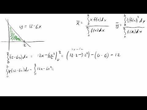 Center of mass for a triangular lamina