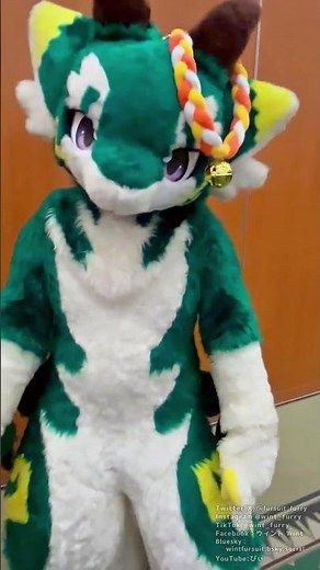 『晴る - ヨルシカ』にノリノリに踊っちゃうケモノ着ぐるみ #Fursuit