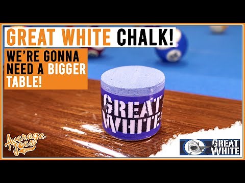 Great White Chalk - We're Gonna Need a Bigger Table! | Pool Chalk Full Review!