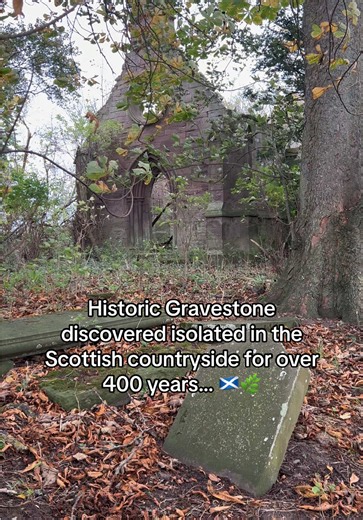 Historic Scottish gravestone abandoned for 400 years