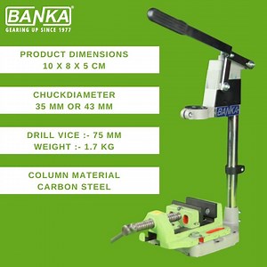 Hand Drill Stand With Drill Vice - Bench Press