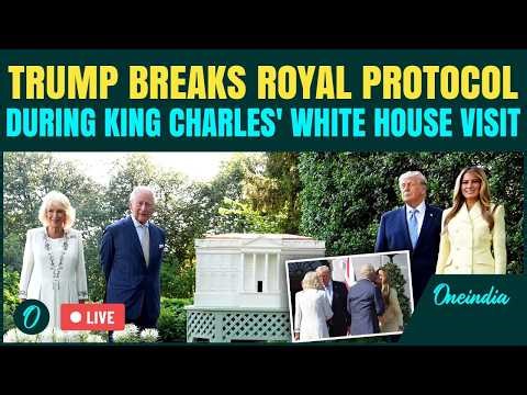 King Charles STATE VISIT LIVE: Trump, Melania Welcome Royals at White House Beehive Tour