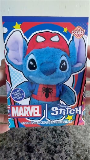 Unboxing!! Marvel Superhero x Disney Stitch Plush Keychain Collection Blind Box! #shorts #marvel
