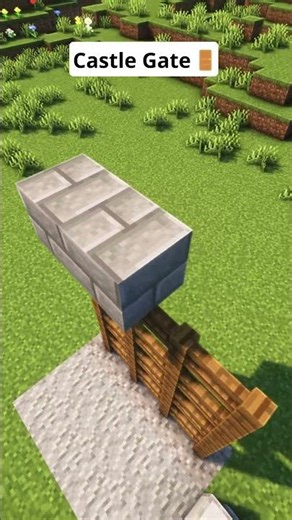 Minecraft Castle Gate🚪 #shorts
