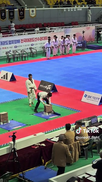 2025 협회장기 손날위력격파 40세이상 경량급 2위 #일격회 #korea #taekwondo #break #sport
