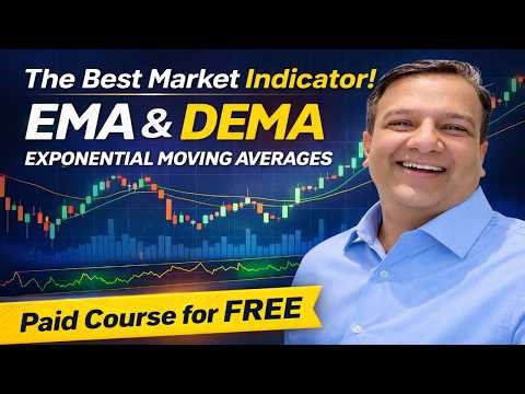 Moving Average & Exponential Moving Average EMA, DEMA Trading Strategy 9 EMA, 20 EMA 50 EMA 100 EMA