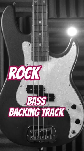Rock bass backing track #rock #bassless #backingtracks for #bass