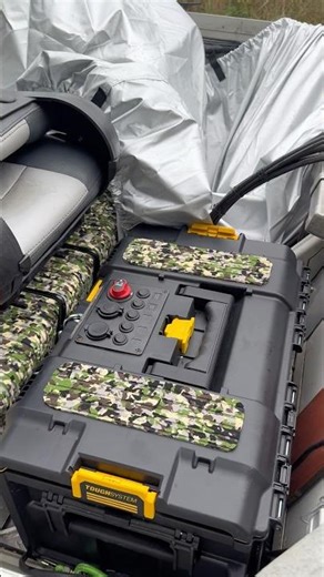 Easy boat wiring in waterproof DeWalt toolbox DIY