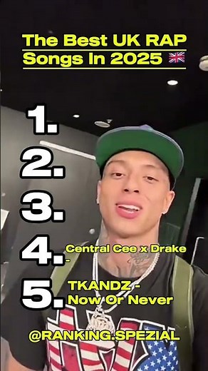 Ranking The Best UK Rap Songs In 2025 🇬🇧🐐#ukrap#nemzzz#centralcee