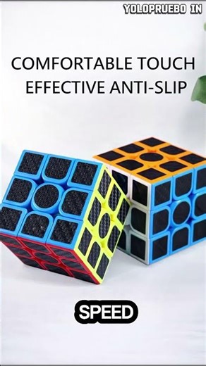🧩✨ 3x3x3 Speed Cube with Carbon Fiber Sticker