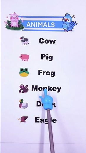 Vocabulario de animales en inglés 🐯 ¡Aprende y practica! #learnenglishidioms