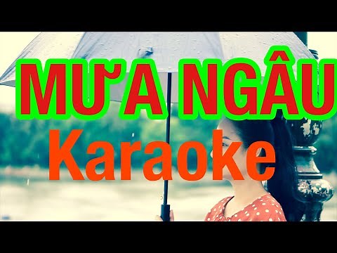 ☔️ Mưa Ngâu karaoke - Beat chuẩn tone nam