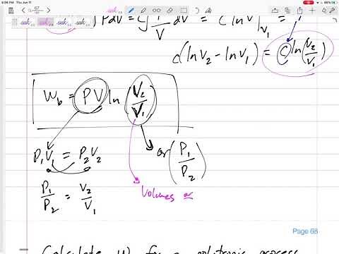 Thermodynamics - 4-1 Moving Boundary Work equations