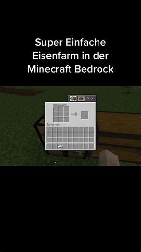 Super Einfache Eisenfarm in der Minecraft Bedrock