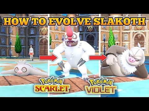 How To Evolve Slakoth Into Vigoroth And Slaking In Pokemon Scarlet and Violet