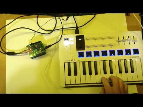 Arduino MIDI SP0256A-AL2 Speech Synth