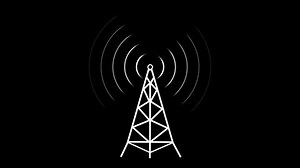 Radio waves tower connective network and signal waves . communication tower produce radio wave. harmful radio frequency for human.