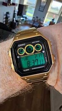 AE1300 CASIO MOD WITH GREEN FILTER FROM ALIEXPRESS