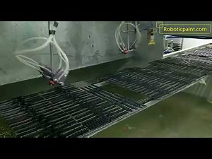 Pass Through Automatic Spray Painting on Chain Conveyor