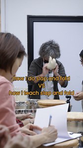 Slap and fold, the essential technique in sourdough making where we baker use to activate the yeast. It’s not all about slapping. See how I teach my students so they can master the technique. Btw, proud tri-lingual Malaysia here so it’s on Malay language 😬 | Oldman Teh