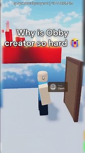 Why is Obby creator so hard 😭😭