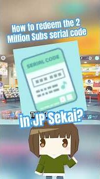 How to redeem the 2 million subs serial code in the JP Sekai. #projectsekai #jpsekai