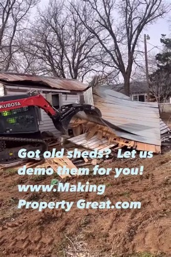 Old Shed Demolition and Haul-Off in Amarillo TX