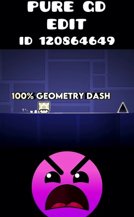 Pure Geometry Dash Edit ☠🔥 #geometrydash #edit