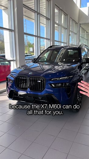 Why should you pick between performance or space when choosing your next family SUV? The 2024 X7 M60i gives you both! It's equipped with 523 horsepower, three spacious rows of seats, and ample cargo space. This one is painted in gorgeous Marina Bay Blue Metallic over the iconic BMW individual Tartufo Extended Merino leather. Your next adventure awaits with this stunning X7 M60i! Give us a call or send us a DM for more details. . . @OpenRoadAutoGroup . . #bmwg80 #g80m3 #g80 #g80m3competition #x7m