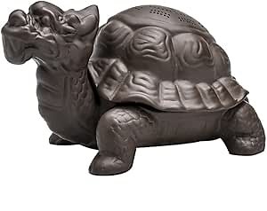 Handmade Purple Clay Tea Pet: Delightful Tea-Sipping Dragon Turtle Set for an Authentic Chinese Kung Fu Tea Experience -Perfect Tea Accessories and Gift for Tea Lover