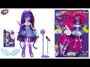 My Little Pony Equestria Girls: Rainbow Rocks Singing Twilight Sparkle Doll Toy Review, Hasbro