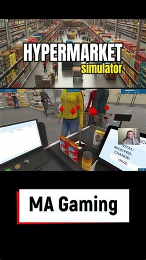 Runder 10 000$ i #hypermarketsimulator #simulatorspil #danskgaming #gaming #gamingpådansk