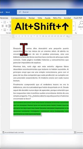 The shortcut you didn't know for Word #productivity #shorts #word #office