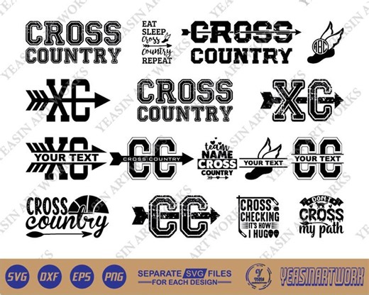 Cross Country SVG Bundle, XC Running Shirt Designs, Team Athletics Digital Download - Etsy New Zealand