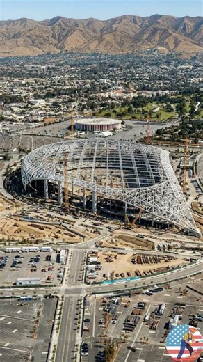 SoFi Stadium Construction Timelapse: Building the Future of the NFL