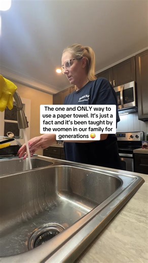 The Proper Way to Use a Paper Towel: A Generational Secret