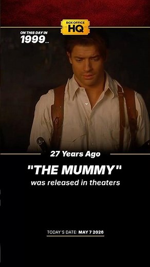 ‘The Mummy’ starring Brendan Fraser was released 27 years ago!