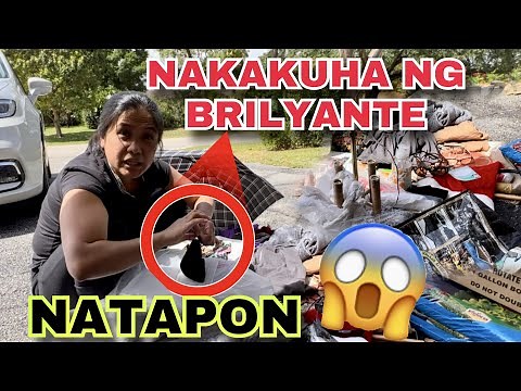 DUMPSTER DIVING NAKAKUHA NG BRILYANTE NATAPON | Inday Roning