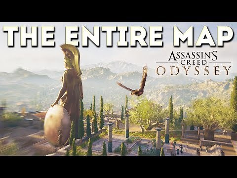 Assassin's Creed Odyssey - Exploring the FULL Map in 40 Minutes! New Gameplay (PS4, Xbox One, PC)